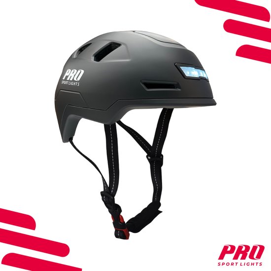 Pro Sport Lights Pedelec-Fahrradhelm Erwachsene - NTA 8776 - Herren/Damen - Helm Large - Schwarz
