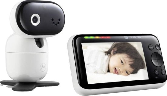 Motorola Nursery PIP 1610 Babyfoon - Baby Monitor met Camera en App - Nachtvisie - Wit