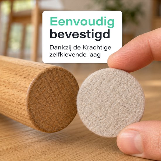 Selbstklebende Filzgleiter für Stuhlbeine – 133 Stück – Schutz für Stuhlbeine – Filz – Bodenschutz – Möbelgleiter – Stuhl – Beine – Schutz – Kleben