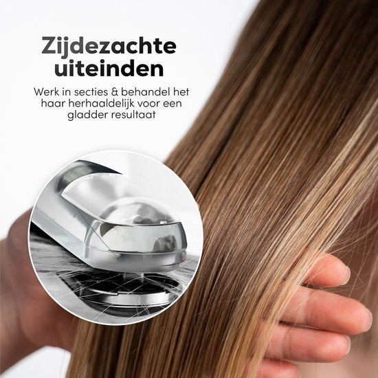 La Nou® Splitterentferner 4 - Splitterentferner - Inkl. Zubehör - Für Spliss - Splittertrimmer - Splitterentferner - Silber