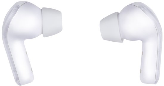 Grundig Earbuds TWS Transp. White – Kabellose In-Ear-Kopfhörer mit Bluetooth 5.4 – Hi-Res-Audio – Smartcase mit digitaler Akkustandsanzeige – Verschiedene Ohrstöpsel – Transparent/Weiß