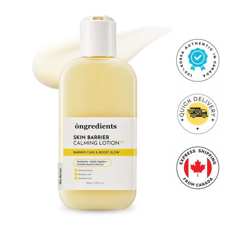 Ongredients Skin Barrier Calming Lotion EX Jumbo – Beruhigende Lotion für empfindliche Haut – Spendet intensive Feuchtigkeit und stärkt die Hautbarriere