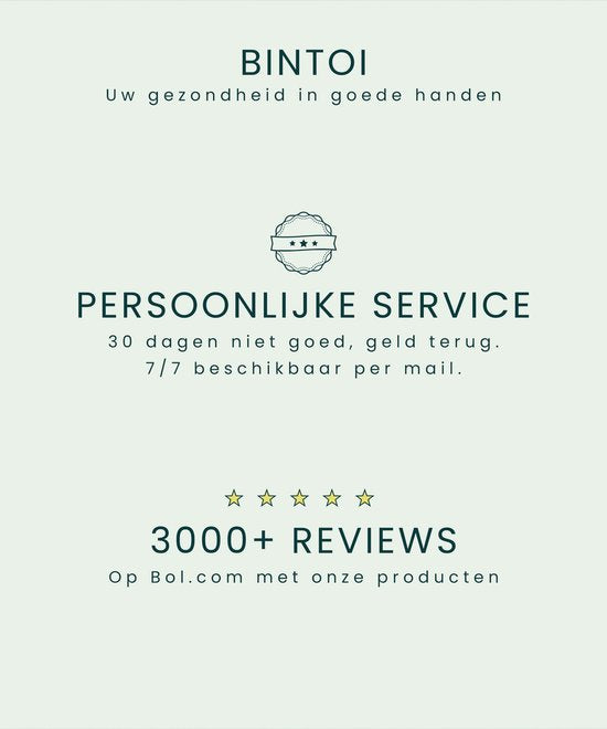 Bintoi® BX300 - Oberarm-Blutdruckmessgerät - Herzfrequenzmessgerät - Inkl. Aufbewahrungstasche und Batterien - 2 Benutzer