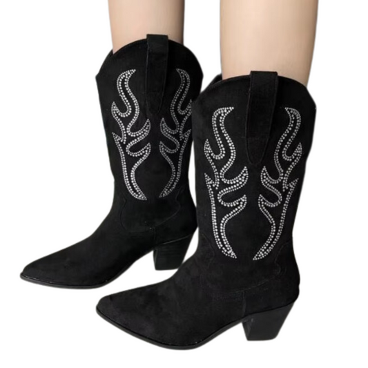 Toni Prons Damenstiefel - Schwarz - Größe 36