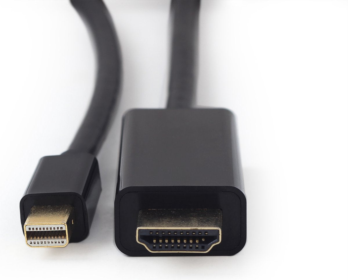 Gembird Mini-DisplayPort-zu-HDMI-Kabel – 1,8 Meter – 4K-Unterstützung – Schwarz