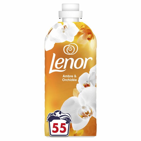 Lenor Weichspüler Amber & Orchidee 55 Waschgänge – 1155 ml