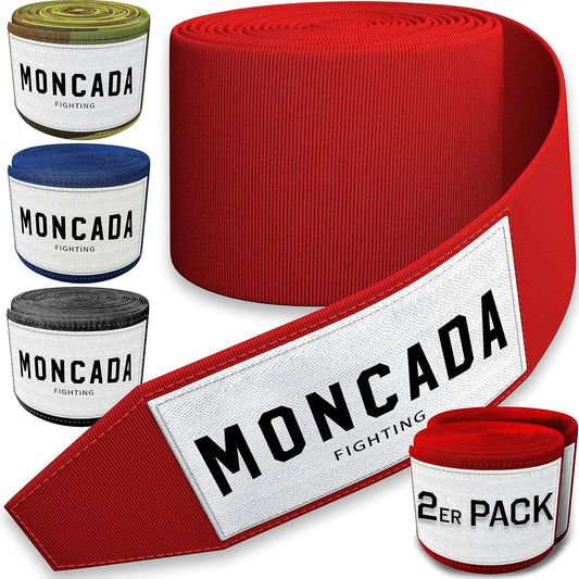 Moncada Fighting Boxing Bandage - 4m - Rot