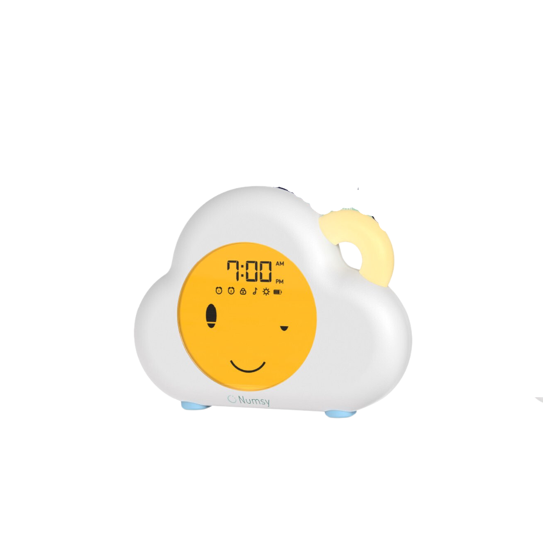 Numsy - Lou Sleep Trainer Kids - Kinderwecker mit Nachtlicht - LED - 16 x 11 x 4 cm - 5W - Cloud