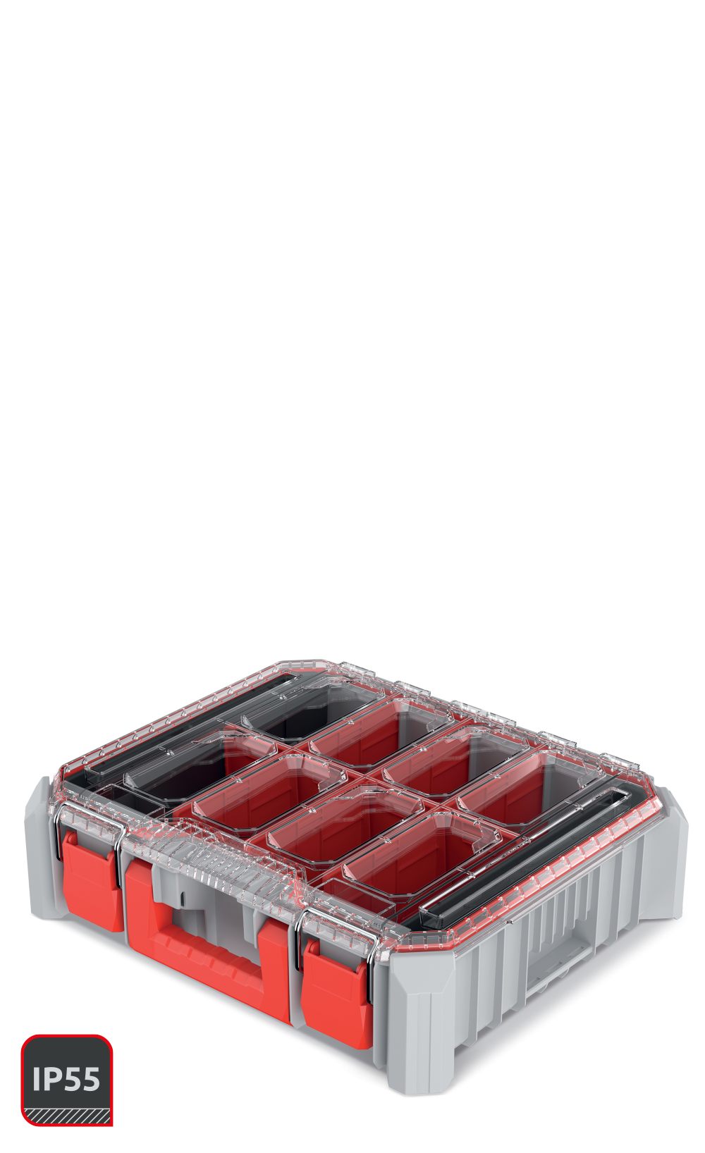 Kistenberg C BLOCK BRIDGE Cool Grey 4C Werkzeug-Organizer mit Boxen