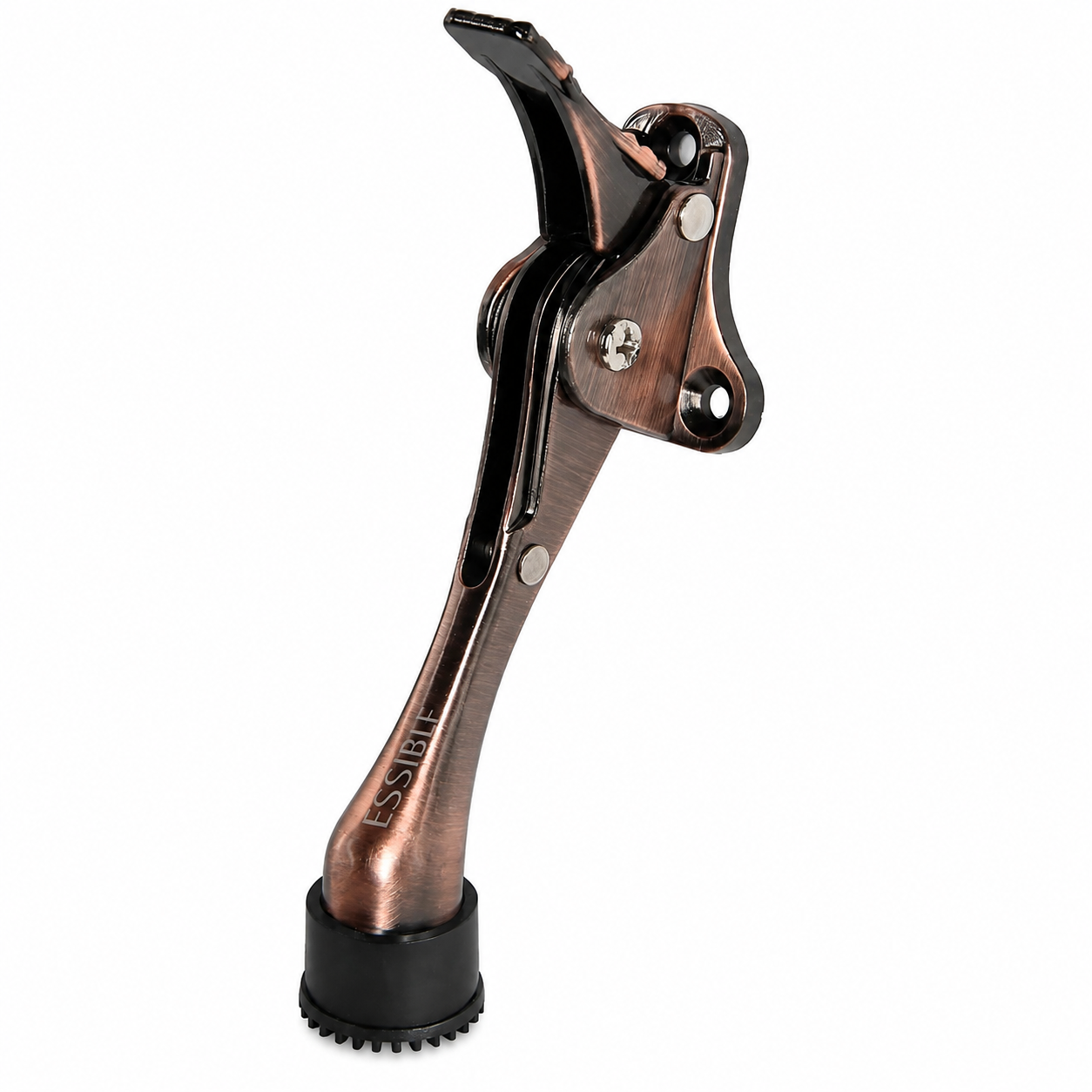 Essible Türstopper Edelstahl Bronze - 13 x 4 cm - Verstellbarer Türstopper mit Fußschalter