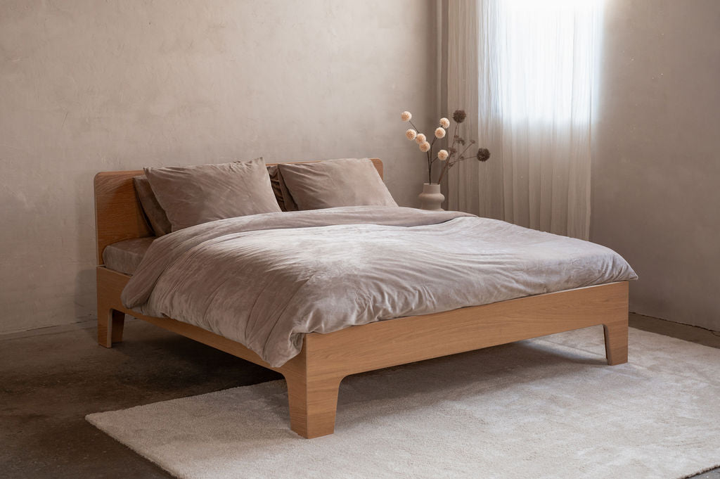Sjumo Bettbezug-Set – Bettdecke – 240 x 220 cm – Taupe