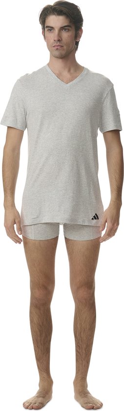 Adidas Herren V-Ausschnitt Shirt (3er-Pack) - Größe XL