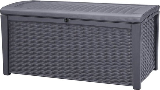 Keter - Borneo Aufbewahrungsbox - 416 Liter - 129,5 x 62,5 x 70 cm - Anthrazit