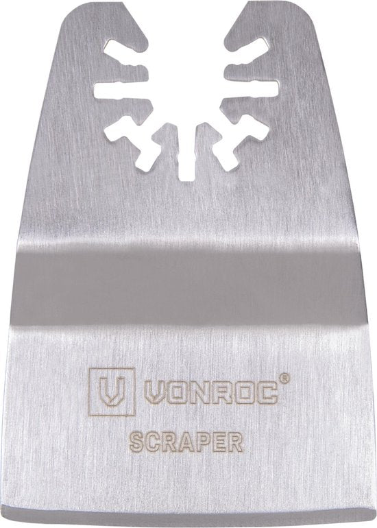 VONROC Zubehörset für oszillierende Multitools - 4 Stück; Holz, Metall, Trockenbau & Kunststoff