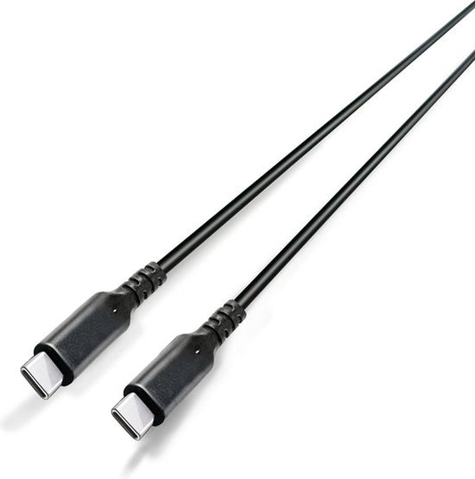 Grundig - Kabel USB C zu USB C Kabel - USB 3.2 Gen 2 - Ladekabel 3 Meter - Laden und Synchronisieren - 10Gbps - Schnellladen - Schwarz