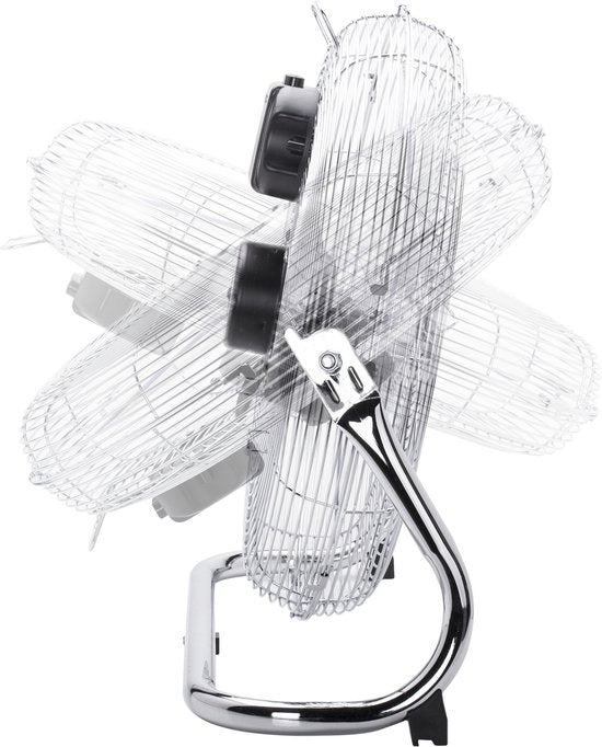 Bodenventilator 40 cm - 3 Geschwindigkeiten - Kastenventilator - 130° schwenkbar - Metall - Tristar VE-5936
