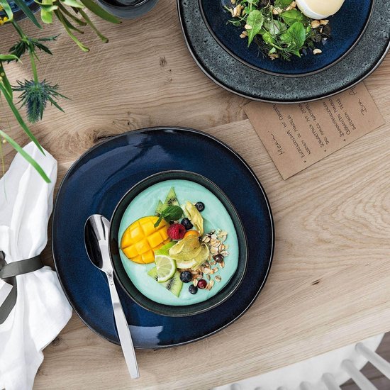 Villeroy & Boch Frühstücksteller / Dessertteller Lave – ø 23 cm – Blau
