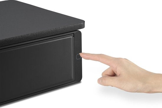 Kensington UVStand™ Monitorständer mit UVC-Sterilisationsfach/Aufbewahrungsschublade - Schwarz