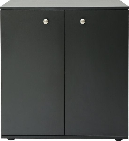 Aktenschrank Sideboard - multifunktionaler Aufbewahrungsschrank - schwarz