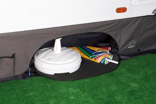 Bo-Camp - Wohnwagen-Zugluftstopper - Universal deluxe - Mit Staufach