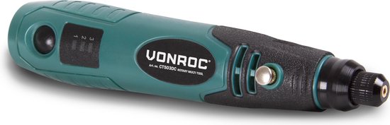 VONROC Rotierendes Multitool - 4V - Inkl. 31-teiligem Zubehörset & Aufbewahrungstasche