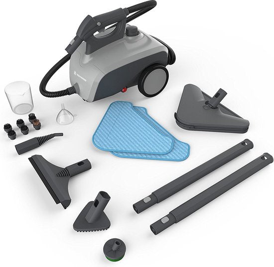 Techweise 16-in-1 Dampfreiniger - 45 Minuten Dampfen - 4 bar - Teppichreiniger - Reinigungsmaschine - Fleckenreiniger