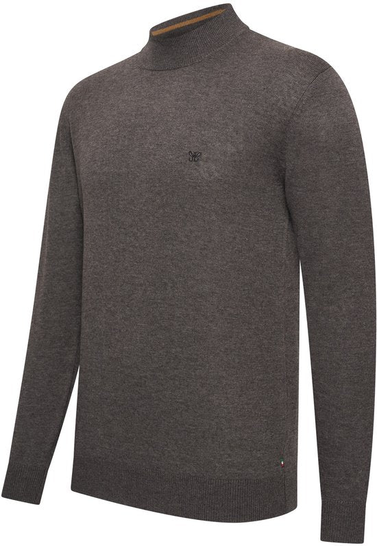 Cappuccino Italia - Herren Pullover Novara Rollkragenpullover - Grau - Größe M