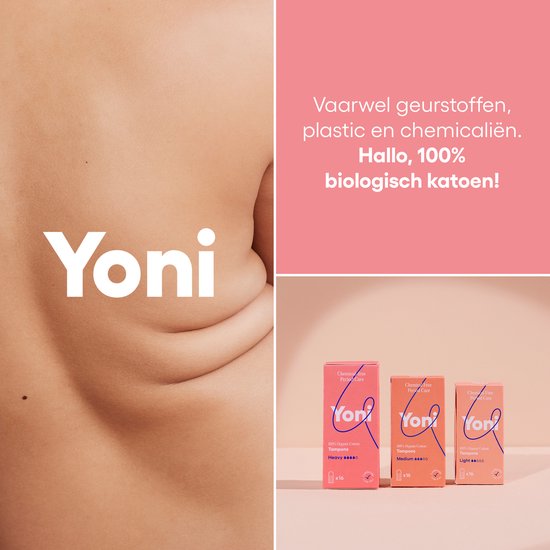 Yoni Bio-Baumwoll-Tampons Heavy 16 Stück