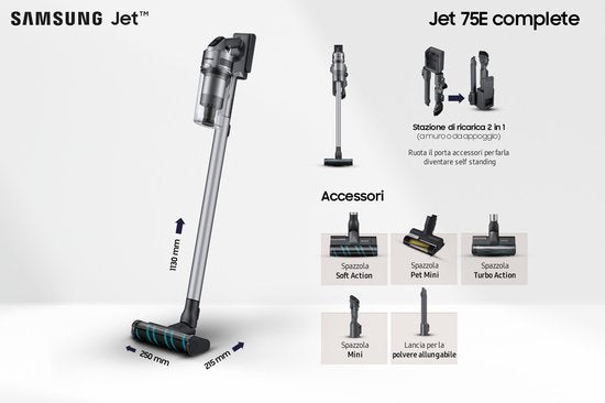 Samsung - Jet 75E Komplett - grau/schwarz