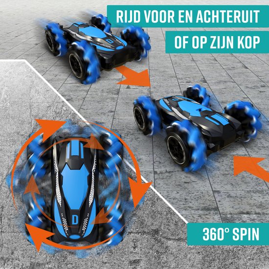 NAPI Controlled Car - RC Stunt Car mit 2 Batterien - Spielzeugauto für Jungen - Outdoor-Spielzeug - Rennwagen - Outdoor-Spielzeugauto - Radiographic - Slidestorm