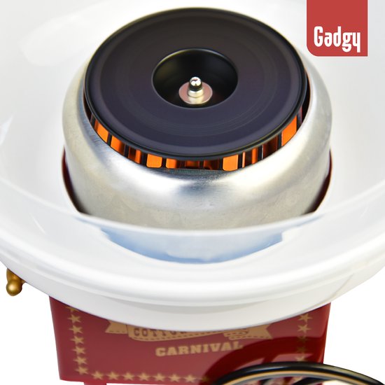 Gadgy Zuckerwattemaschine - Zuckerwattemaschine - inkl. Messlöffel - Zuckerwattemacher