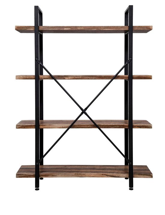 Wandregal Bücherregal Stabil - Industriedesign - 140 cm hoch