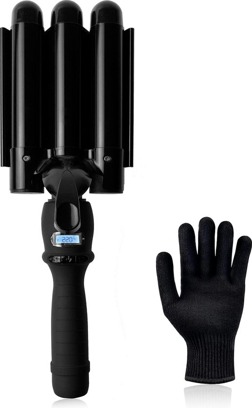 VAIVE - Professional Waffeleisen 25mm - Signature Curls Edition - Waver - Wellen-Lockenstab - Wellen-Lockenstab - Beach Waves