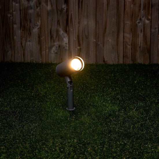 LED's Light LED Gartenstrahler mit Erdspieß - Drehbar - Alden GU10 - Anthrazit - Gartenleuchten - Stechstrahler - Stechstrahler im Freien - Gartenstrahler - Gartenstrahler