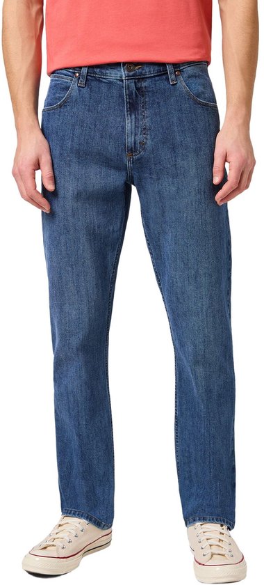 Wrangler Herren Jeans Hose STRAIGHT regular/straight Fit Blau 33W / 30L Erwachsene