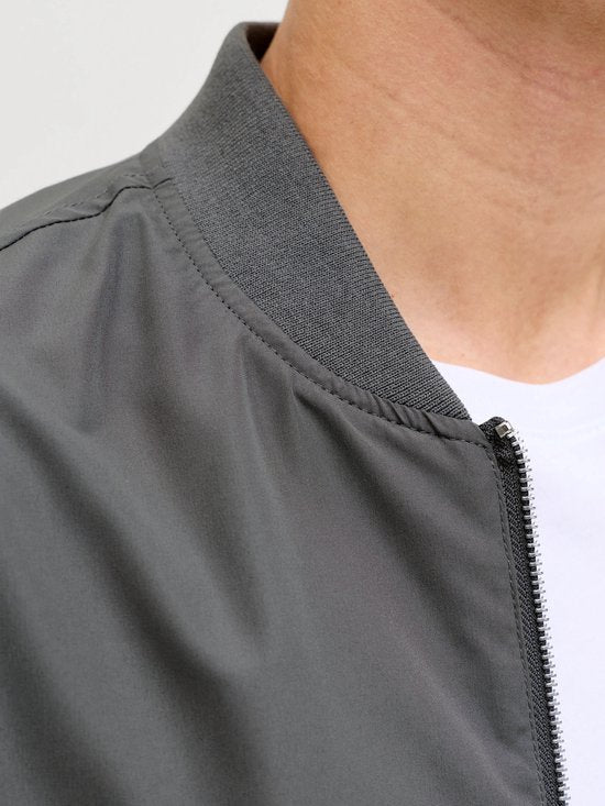 Jack & Jones - Herrenjacke Summer Mash Bomber - Grau - Größe XL