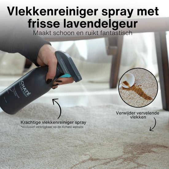 Achaté Leistungsstarker Teppichreiniger - Fleckenreiniger - Möbelreiniger - Matratzenreiniger - Sofareiniger - Sitzreiniger - Bodenreiniger - Reinigungsmaschine