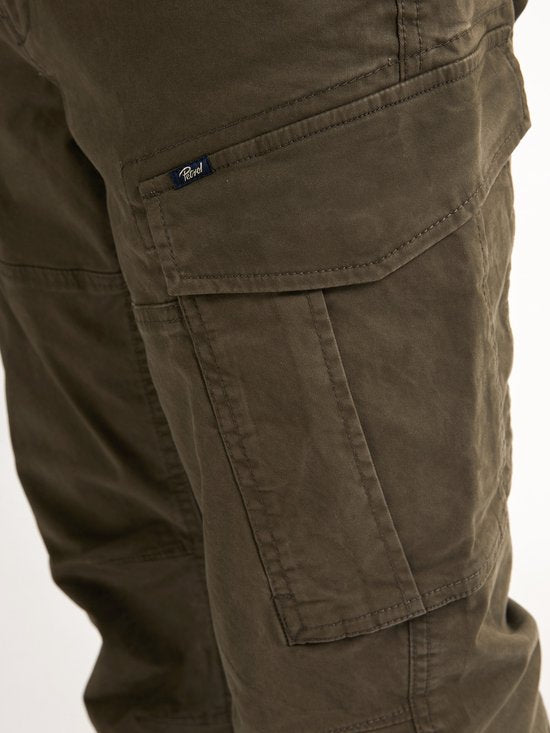 Petrol Industries Cargohose - Shellfront - Männer - Grün - Größe W32 L34