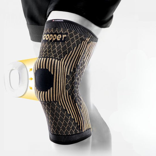 Caresense Kniestütze - Patella-Bandage - Bei Arthritis - Linderung von Gelenkschmerzen - Kniestütze für Erwachsene - Größe L