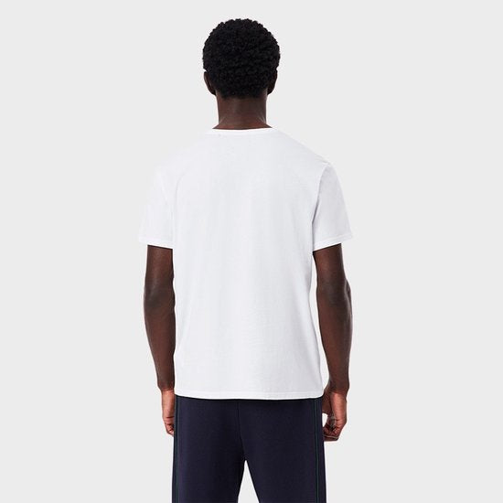 Lacoste Herren 3P V-Ausschnitt Hemden basic weiß