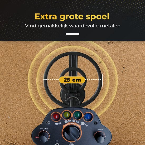 ODESSEY Metalldetektor - mit Pinpointer - Kind - Erwachsener - Profi - Abenteurer