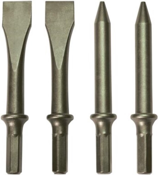 Stanley – 4 Meißel mit Sechskantansatz