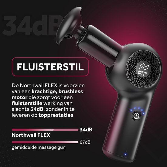 Northwall Massagepistole - Northgun FLEX Massagegerät - Professionelle Massagepistole