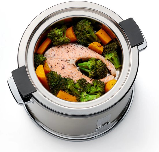 Solis Reiskocher Multi 8162 - Reiskocher und Dampfgarer - für alle Reissorten - Dampfgarer für Reis, Gemüse, Fisch und mehr - 650 W - 1.2L