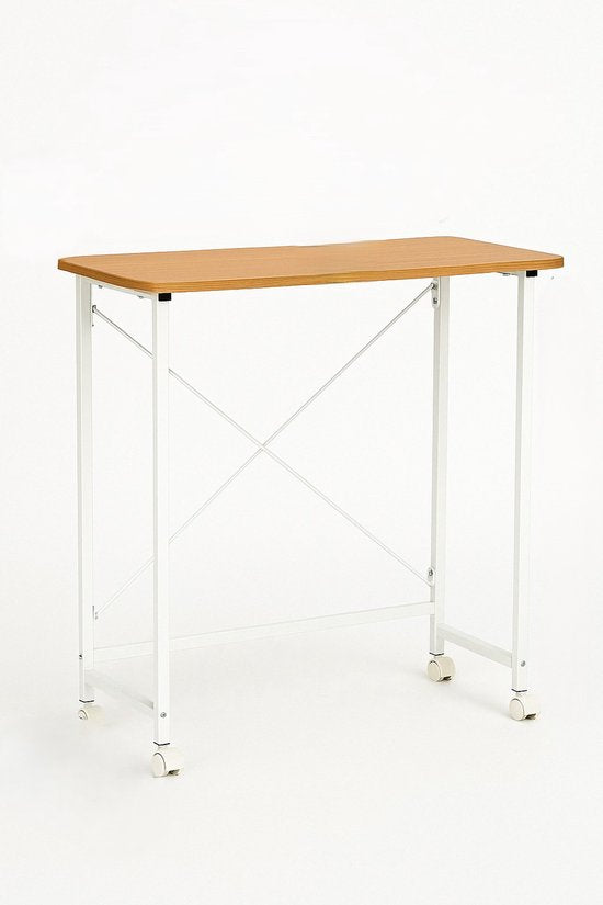 Ceruzo Wandtisch - Klapptisch - 80x40x75 cm - klappbare Tischplatte - Laptop-Tisch - Weiß
