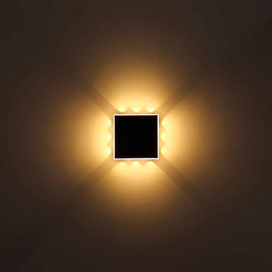 Globo - Wandleuchte - Saidy - schwarz - Metall - LED - 78408-12