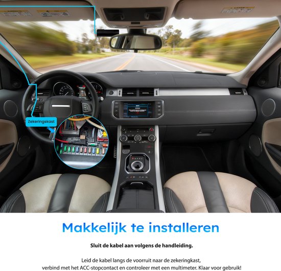Dashcam Hardwire Kit - 24-Stunden-Überwachung - USB-C Anschluss - Kompaktes Design - Einfach zu installieren - Direkter Batterieanschluss - von Faas