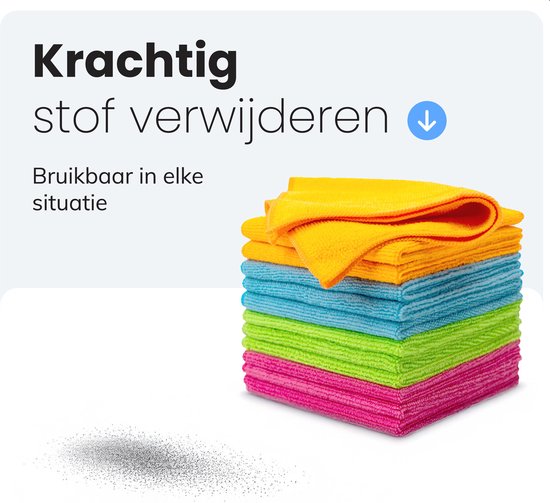 LUFT Mikrofasertücher - 14 Stück - 30x30cm - Geeignet für Fenster, Reinigung, Fenster, Auto - Wischer - Reiniger - Reinigungstücher - Poliertücher - Trockentücher - Spültücher