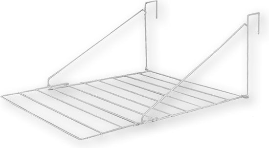 BRASQ Wäscheständer hängend weiß - 5 Meter - Wäscheständer für Tür und Balkon - Faltbarer Wäscheständer - Wandtrockengestell - Hängendes Trockengestell - 53x71x27 cm
