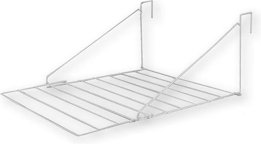 BRASQ Wäscheständer hängend weiß - 5 Meter - Wäscheständer für Tür und Balkon - Faltbarer Wäscheständer - Wandtrockengestell - Hängendes Trockengestell - 53x71x27 cm